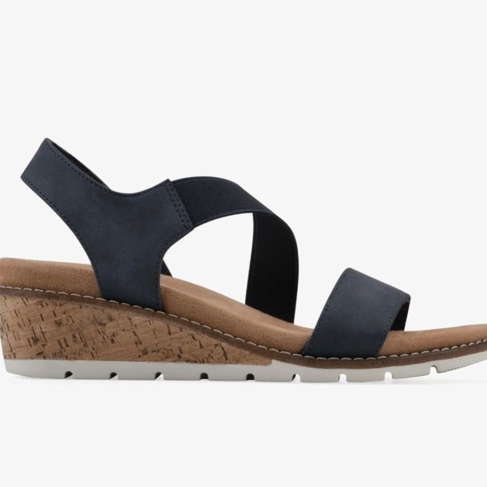 Navy Women's Cliffs Sandal: Style - Tinnley - Picture 5 of 10